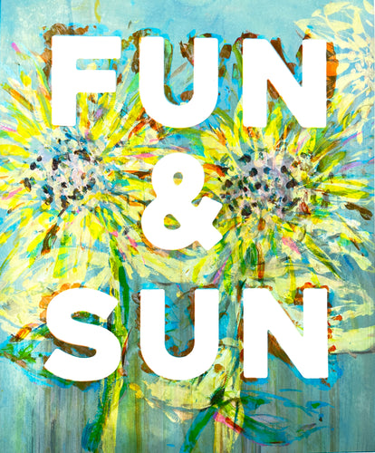 FUN & SUN - Sunflowers Carnival Blue Skies