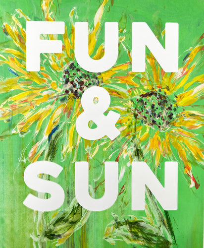 FUN & SUN - neon green fun time